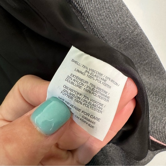 J. Crew | Gray Going-Out Blazer In Stretch Twill Size 4 - Picture 6 of 11